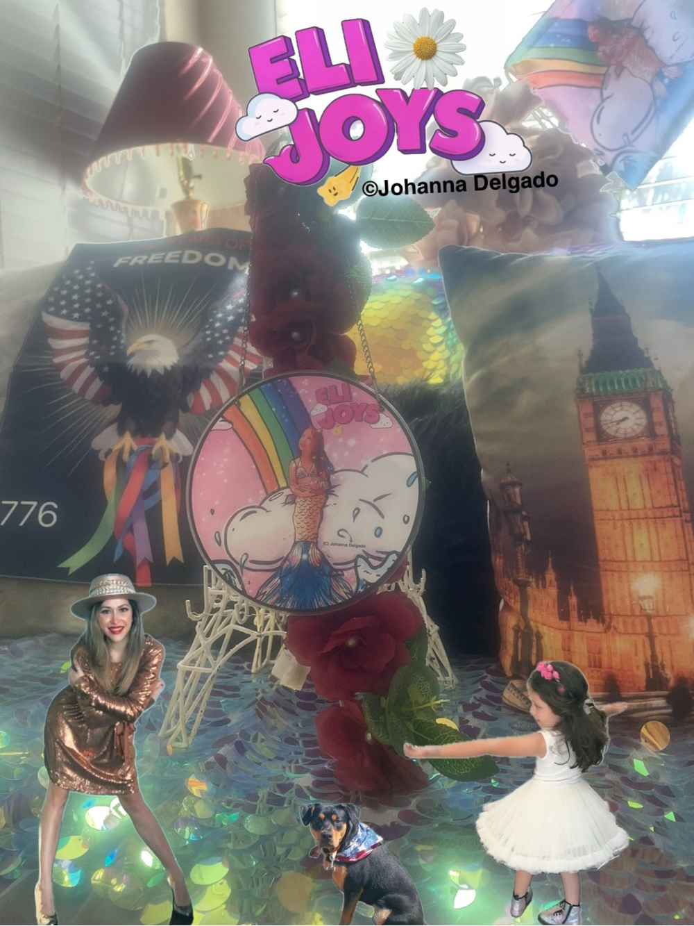 ELIJOYS - Mermaid Princess ©️JD indoor/Outdoor wall charm